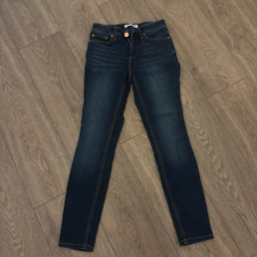 LC Lauren Conrad Women's Deep Blue Skinny Jeans